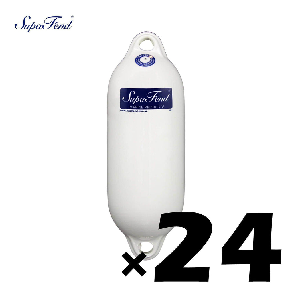 Supafend Fenders 24-Pack Premium Boat Fenders/Bumpers