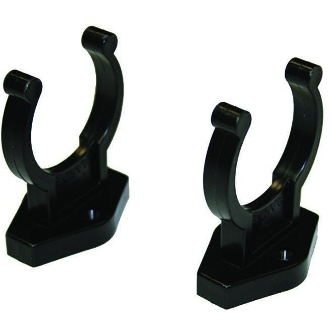 TH Marine Gear Fits ODT-2 or any 1-1/2” Tube - Black Overflow Tube Utility Storage Clips