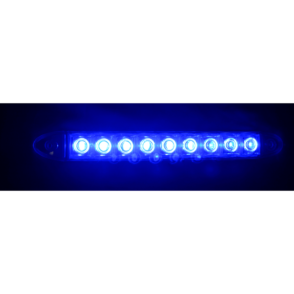 T-H Marine LED-39672-DP 4 Blue Battery Operated LED Slim Line Light