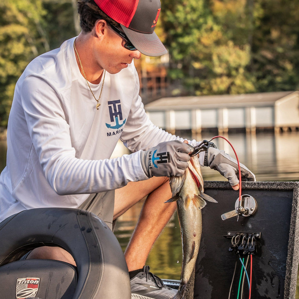 T-H Marine Logo UV Protection Fishing Gloves