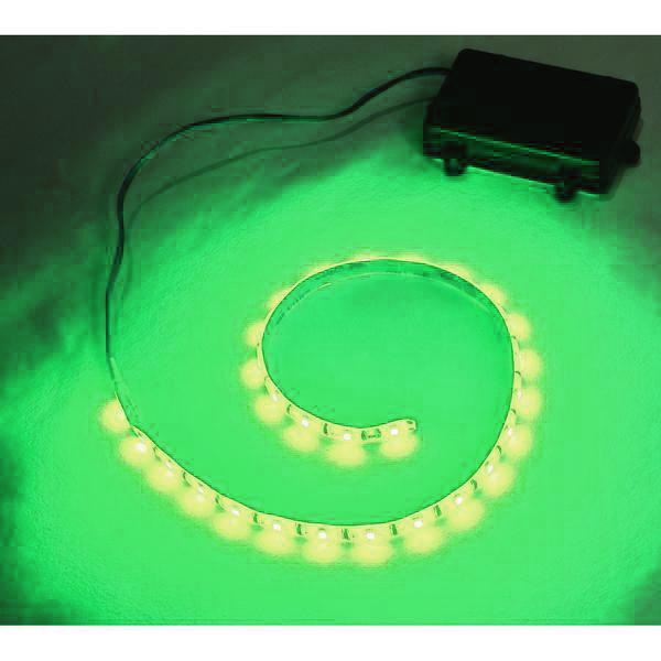 TH Marine Gear Green LED Flex Strip Lights - Battery Operated