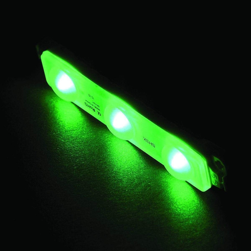 TH Marine Gear Green LED Module Courtesy Lights - TRIPLE