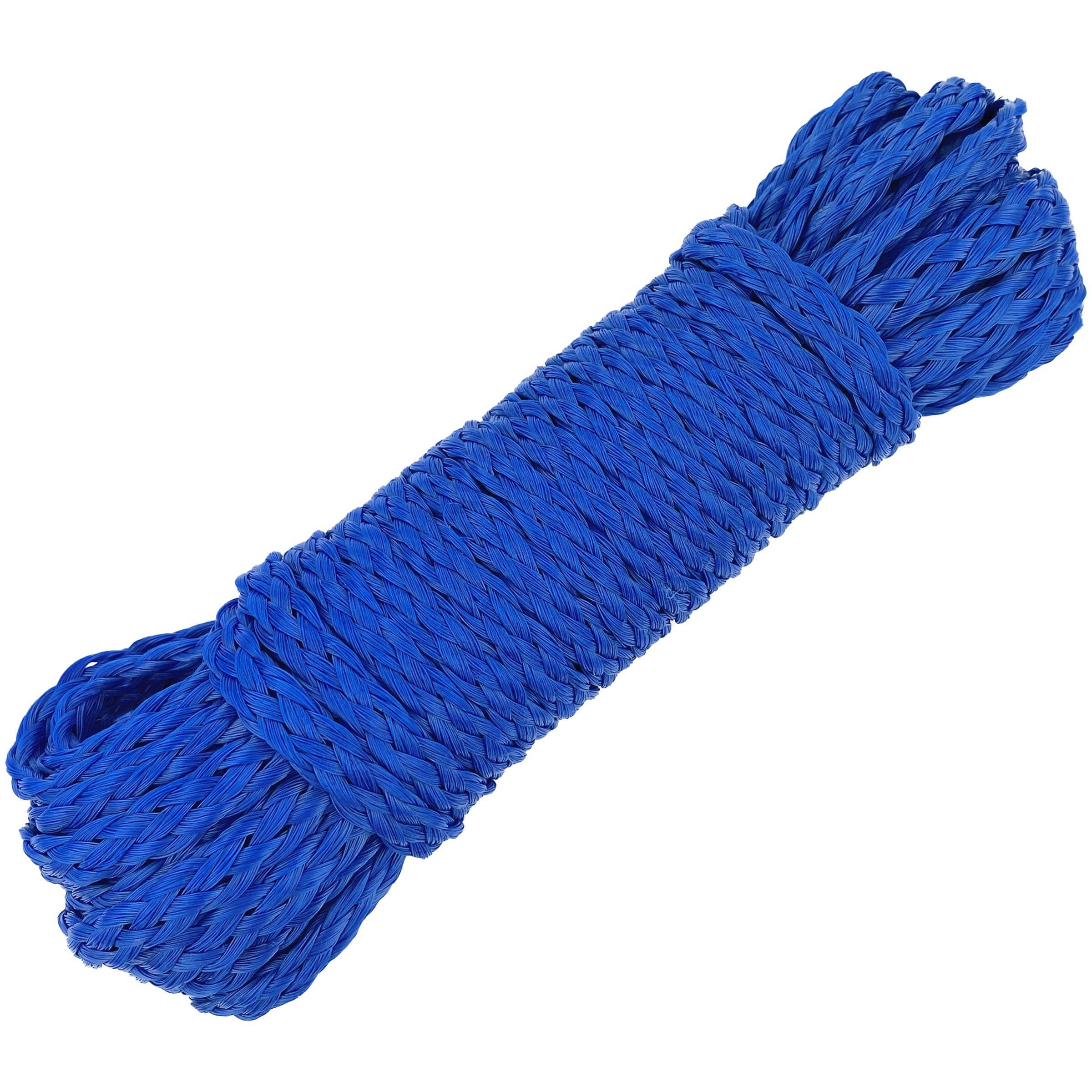 Hollow Braid Polypropylene Utility Rope - Blue - T-H Marine Supplies