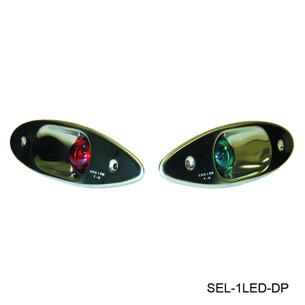 TH Marine Gear LED Shark Eye Lights – One Pair – 2NM (SEL-1LED-DP) Shark Eye Navigation Lights
