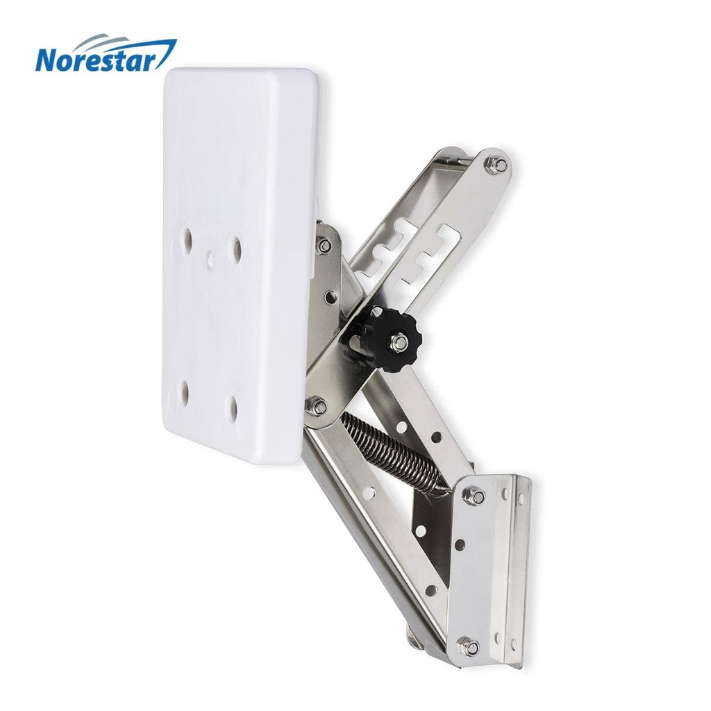 Norestar Misc Accessories Outboard Motor Bracket, Up to 20hp Stainless Steel Auxiliary Outboard Motor Kicker Bracket