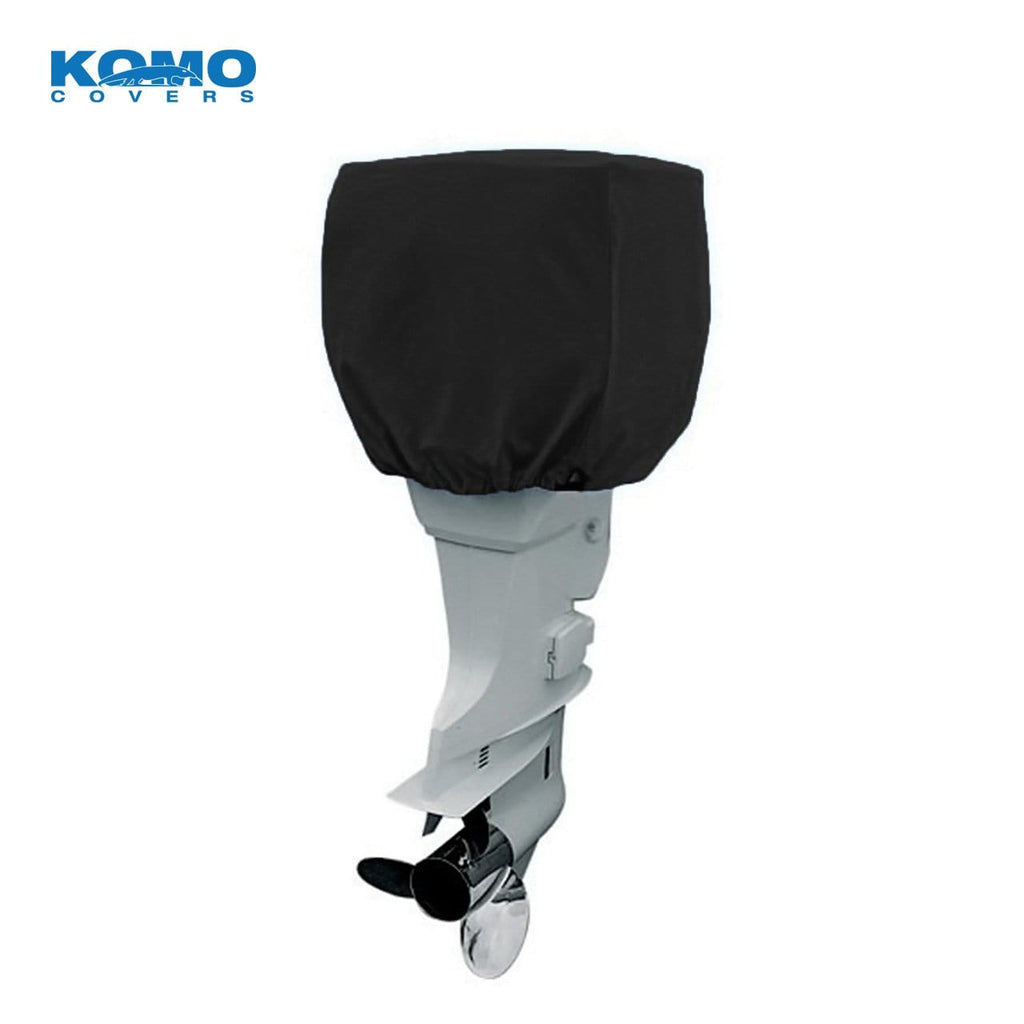 Komo Covers O/B Motor Covers Up To 10HP / Black Outboard Motor Cover, Super-Duty (600D)