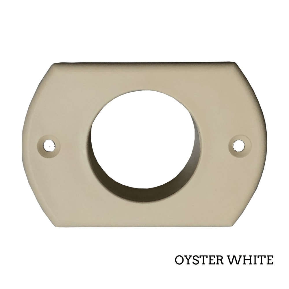 TH Marine Gear Oyster (White) Fits GT-2.250 Rod Tube End Flanges