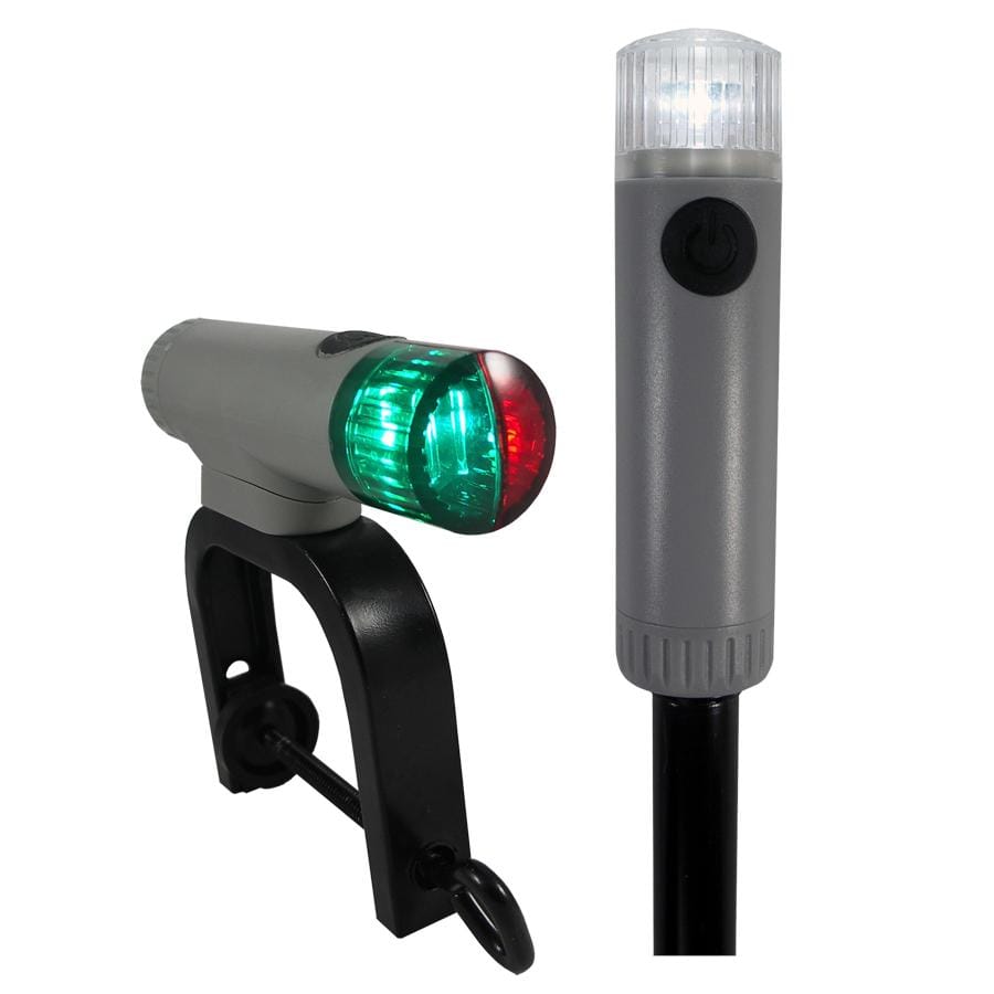 First Source Portable Clamp-On Navigation Light Combo