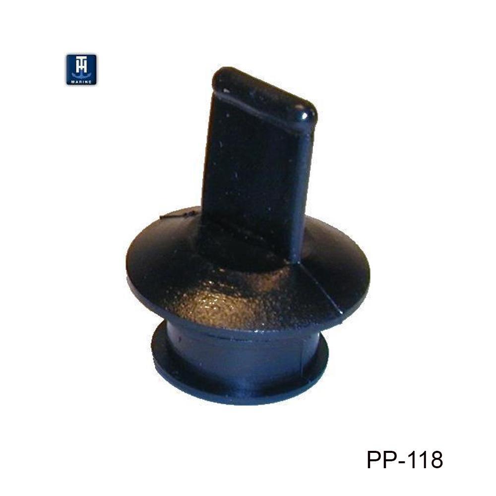 TH Marine Gear Push-In Drain Plug for 1-1/8” Thru-Hull and All Purpose Drains PVC Push-In Drain Plug