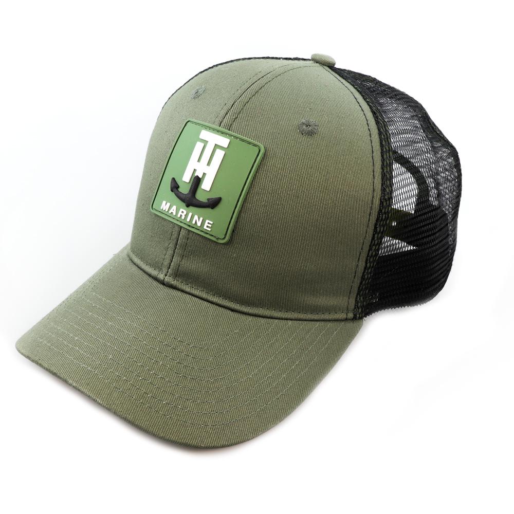 TH Marine Gear PVC Patch Logo Snapback Hat