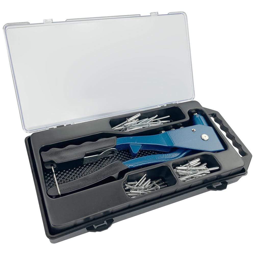 73 PC Aluminum Rivet Kit with Rivet Gun and Storage Case – T-H Marine ...