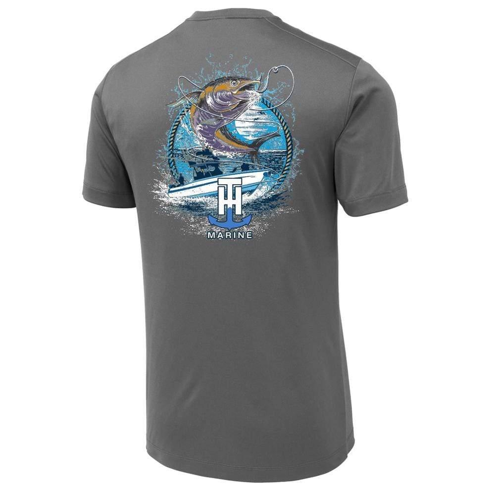 Saltwater Short Sleeve Performance T-Shirt - T-H Marine Supplies