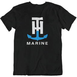 TH Marine Gear Small Black Logo T-Shirt