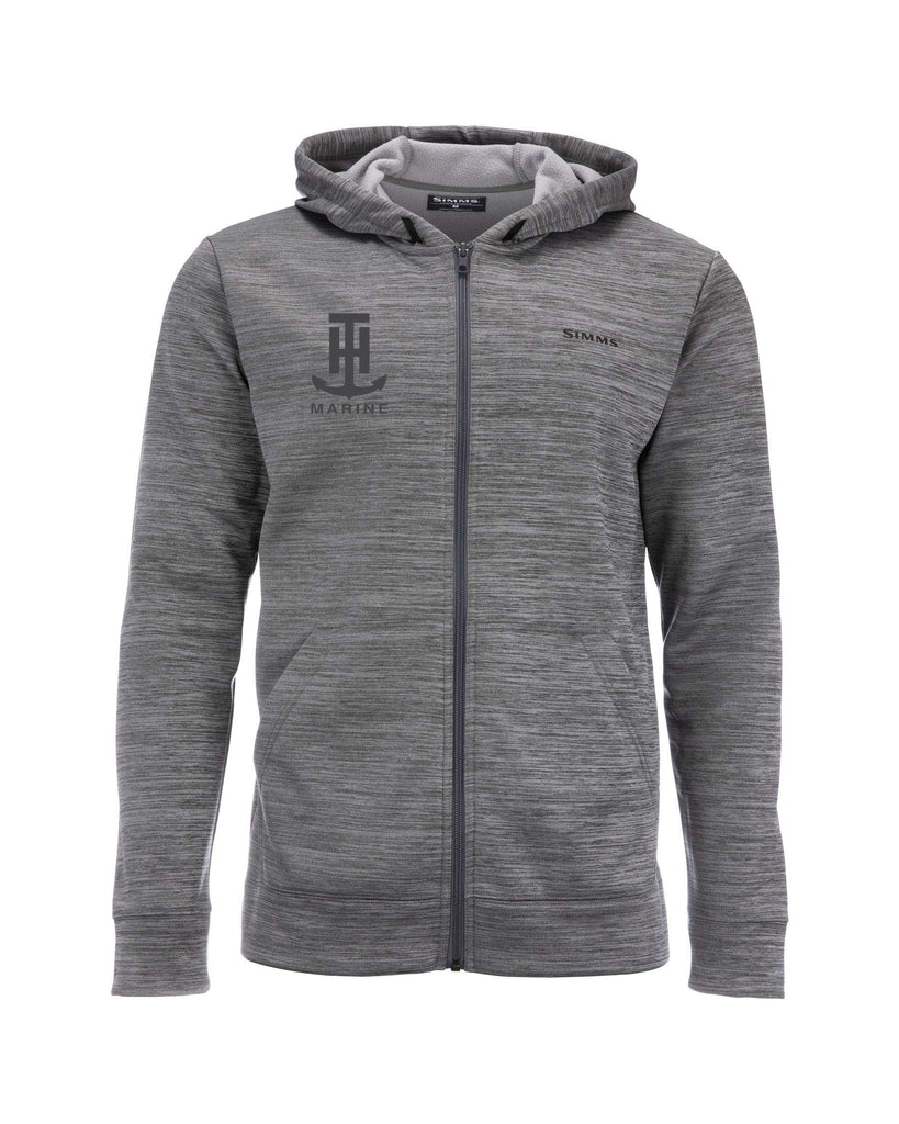 T-H Marine Supplies Small Simms Challenger Full Zip Hoodie - Steel