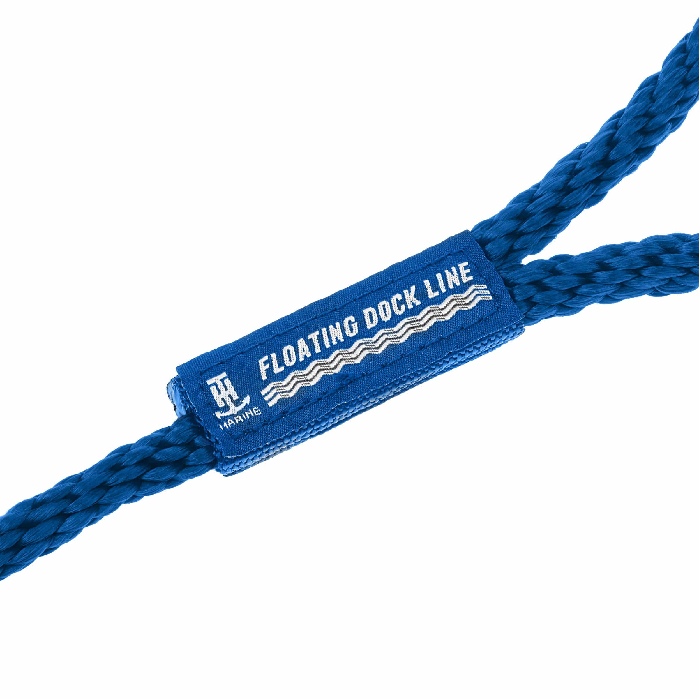 Mad Dog Products 3/8 X 10 Ft Solid Braid Nylon Dock Lines - Royal Blue, Made In USA