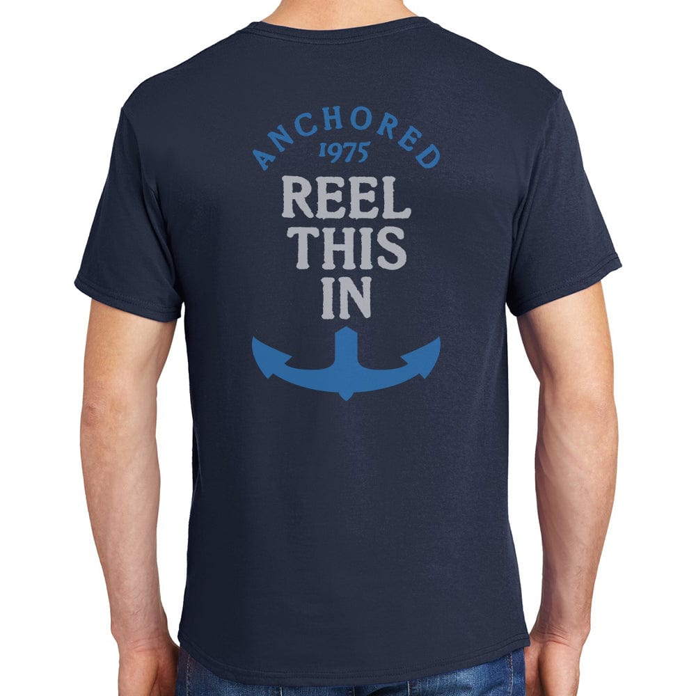 T-H Marine T-Shirt Small Navy Reel This In T-Shirt
