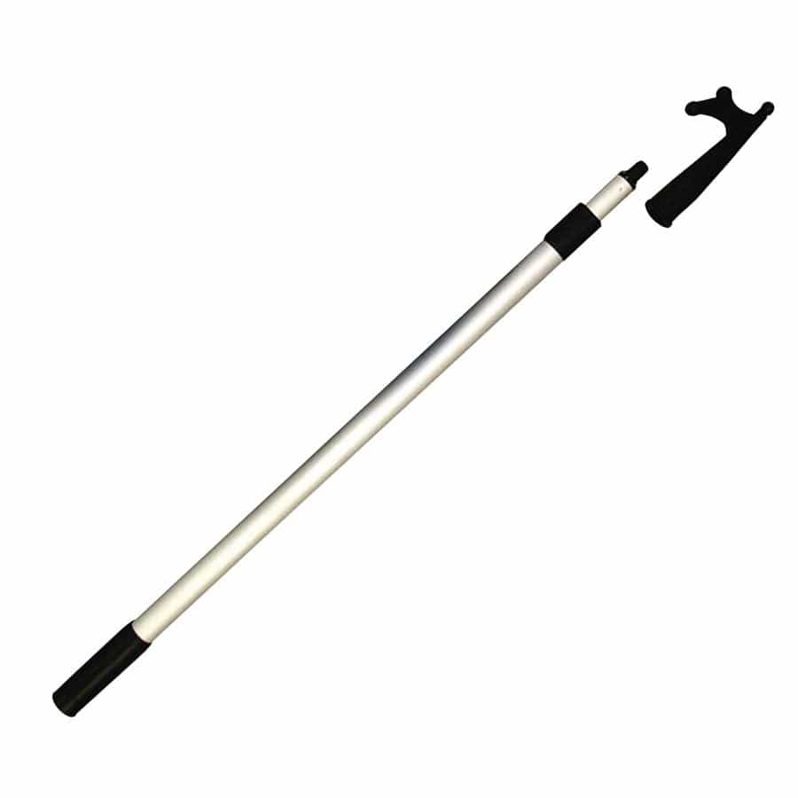What a boat hook pole is used for. The telescoping push/hook pole