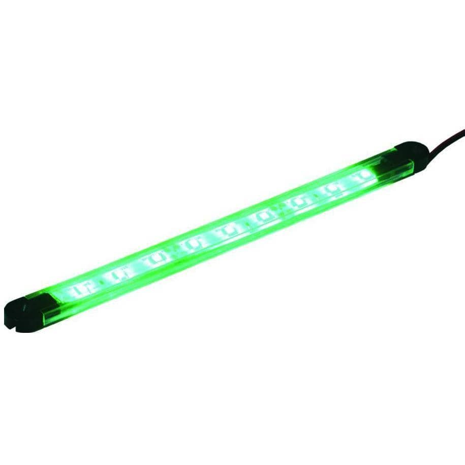 TH Marine Gear White / 6" Green Discontinued LED Flex Strip Lights with Track