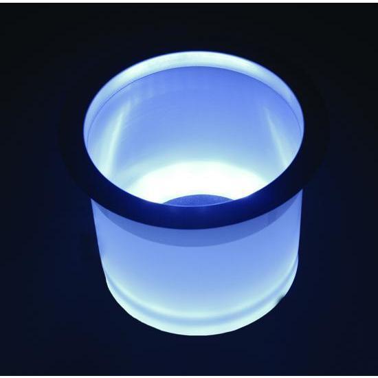 LED Lighted Stainless Steel Rim Drink Holder