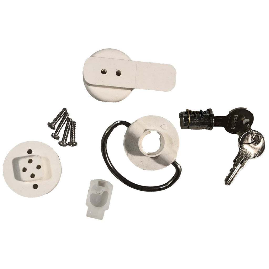 T-H Marine Supplies White Replacement Locking latches for Sure-Seal Hatches