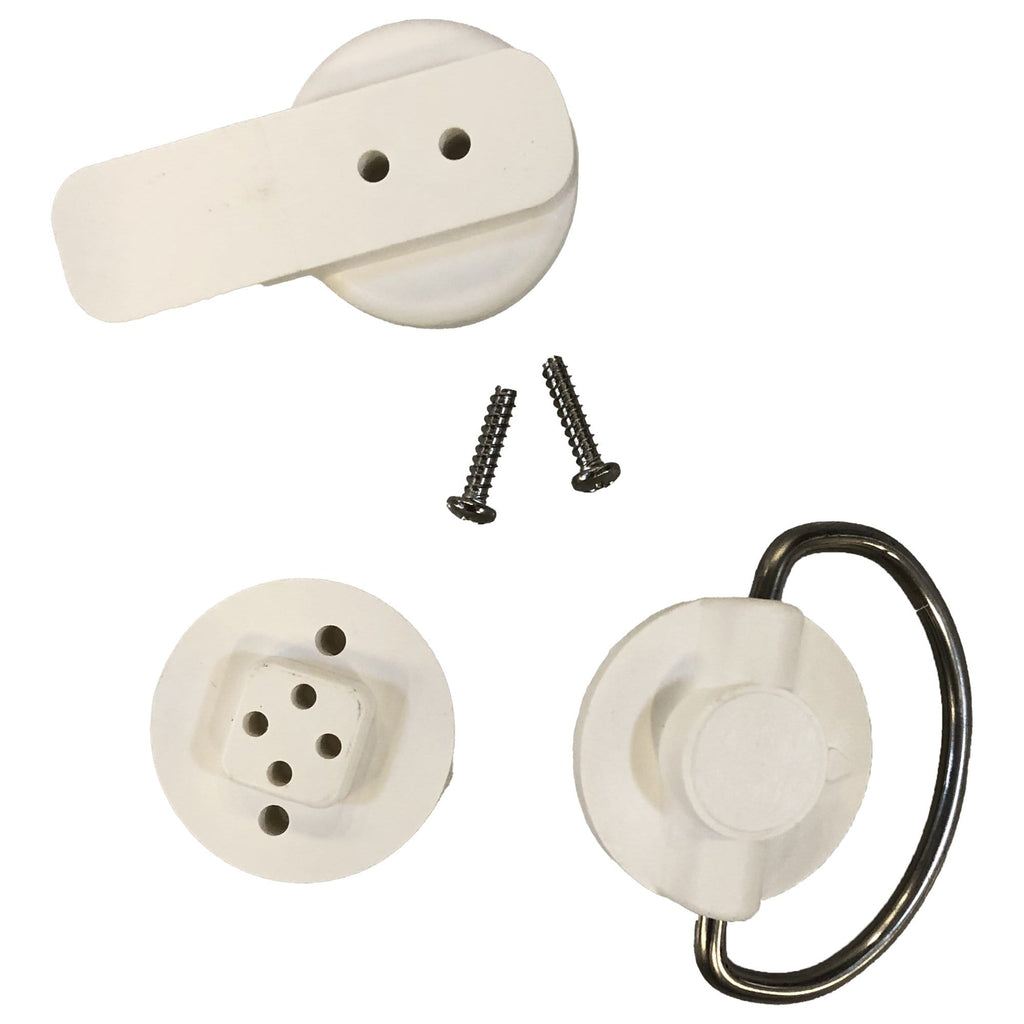 T-H Marine Supplies White Replacement Non-Locking latches for Sure-Seal Hatches