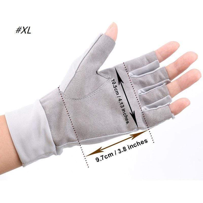 Sun Protection Gloves INszkoos Half Finger Driving Glovs For Men Women Riding Touch Screen Gloves Summer UV Protection Sunscreen Gloves Breathable Cotton Non-Slip Cycling Uv Gloves For Gel Manicure