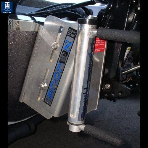 4" Setback Manual Jack Plate For Outboard Motors - Aluminum, Fits Up To 225 HP (Model ET-776)